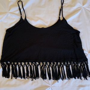 black crop top